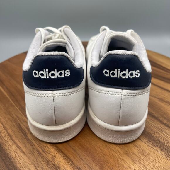 Adidas Advantage Shoes Mens Size 12 White Tennis Athletic Comfort Sneakers - Picture 4 of 8